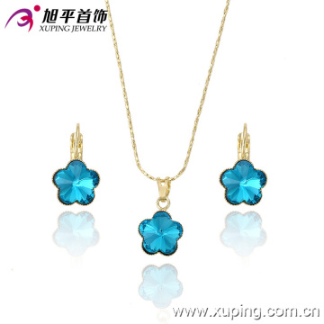 Xuping Fashion High Quality Graceful Crystal Jewelry Set for Women′s Best Gift 63175